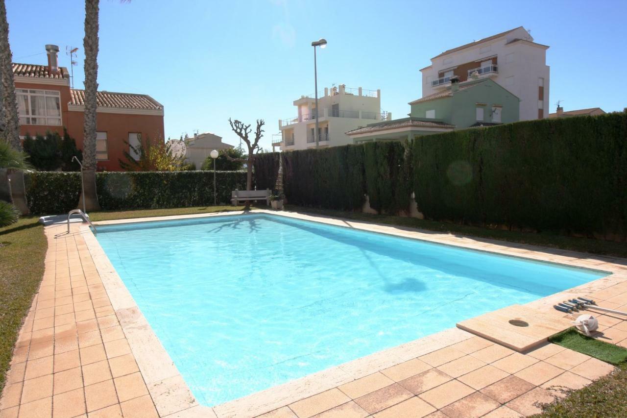 Apartamento Con Piscina Y Vistas Al Mar Aguamarina 36 Oliva Bagian luar foto