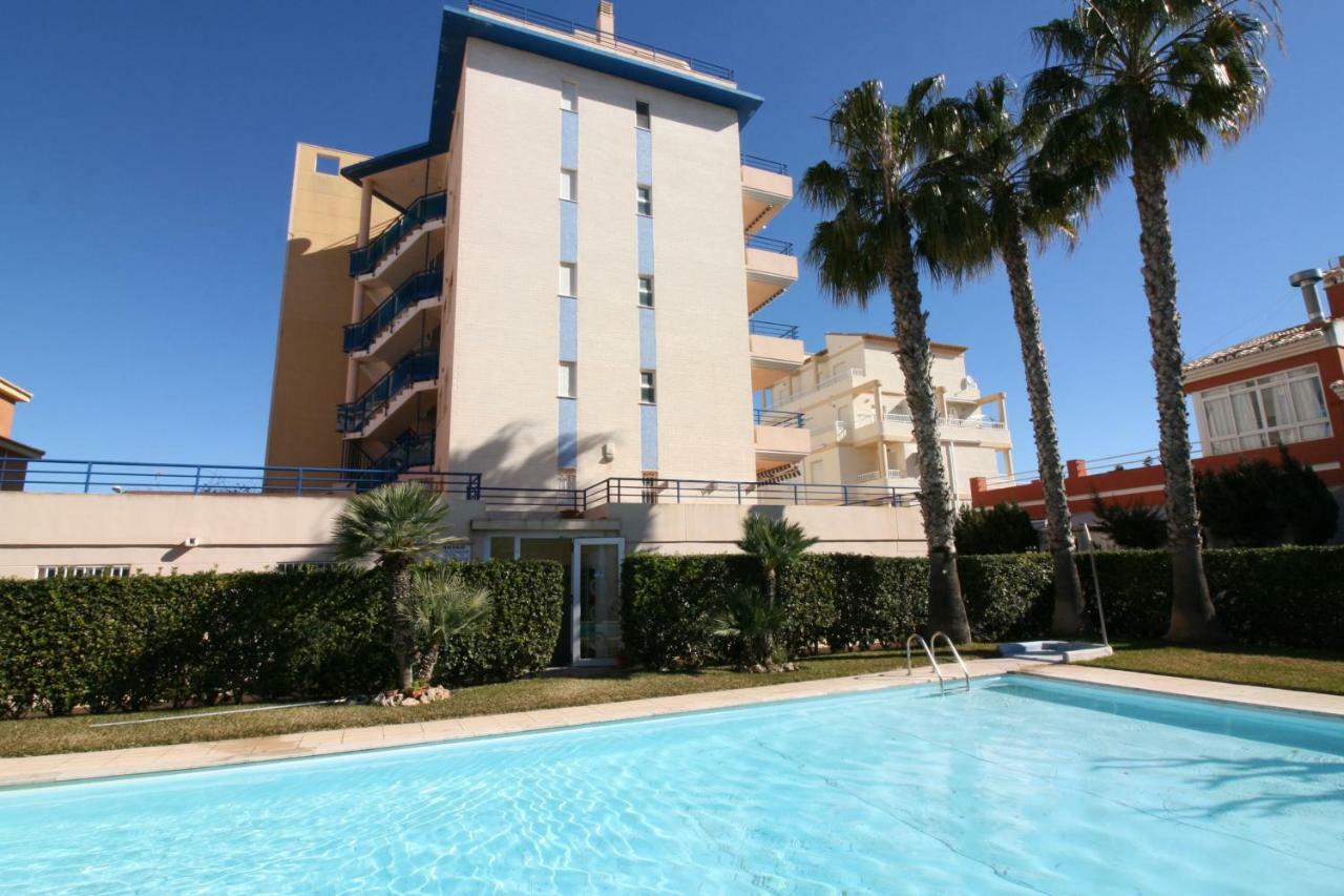 Apartamento Con Piscina Y Vistas Al Mar Aguamarina 36 Oliva Bagian luar foto