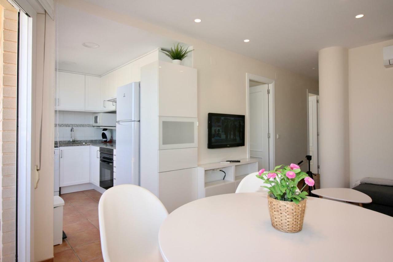 Apartamento Con Piscina Y Vistas Al Mar Aguamarina 36 Oliva Bagian luar foto